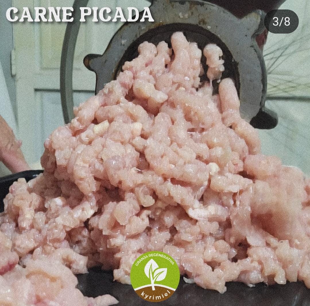 Carne de pollo molida
